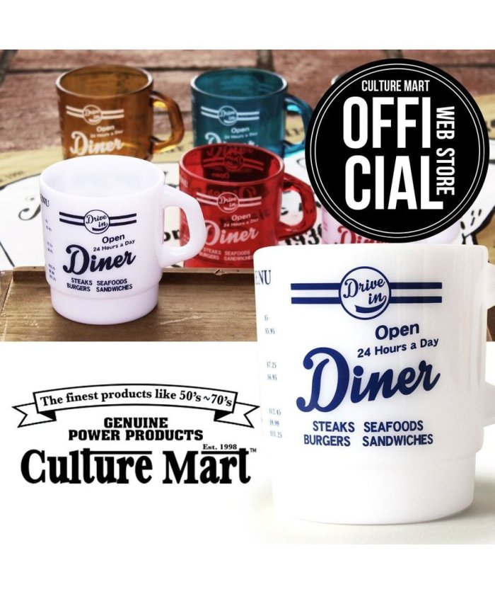Culture Mart カルチャーマート プラスチックマグ Plastic Mug Milky1 マグカップ プラスチック コップ プラスチック アメ Culture Mart Culture Mart Magaseek