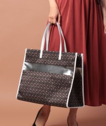 russet(ラシット)/【RST】MONOGRAM TOTE LARGE(CE－368)/グレー