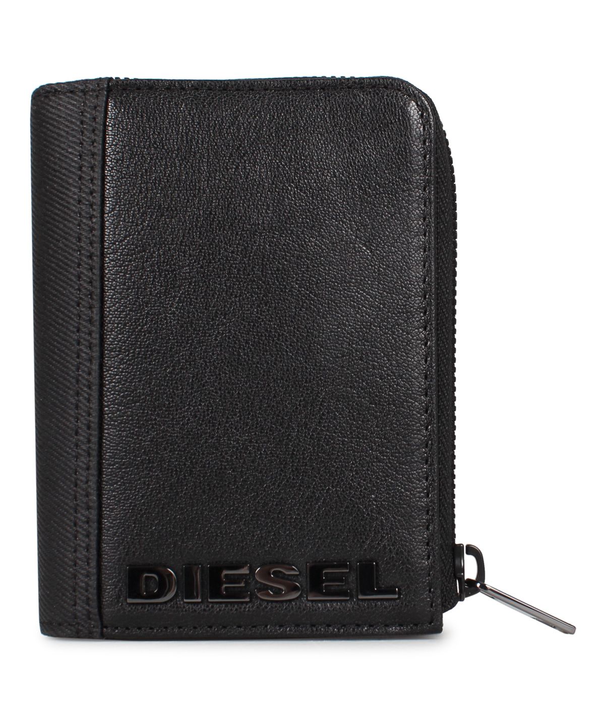 ディーゼル DIESEL 財布 二つ折り財布 メンズ L字ファスナー L－12 ZIP WALLET ブラック 黒 X07372P3575