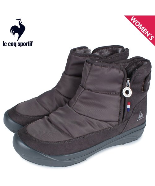 ルコック スポルティフ Le Coq Sportif ラルシュ ロー ブーツ ウィンターブーツ レディース 防水 Larshe Lo ダーク グレー Ql3oj ルコックスポルティフ Lecoqsportif Magaseek