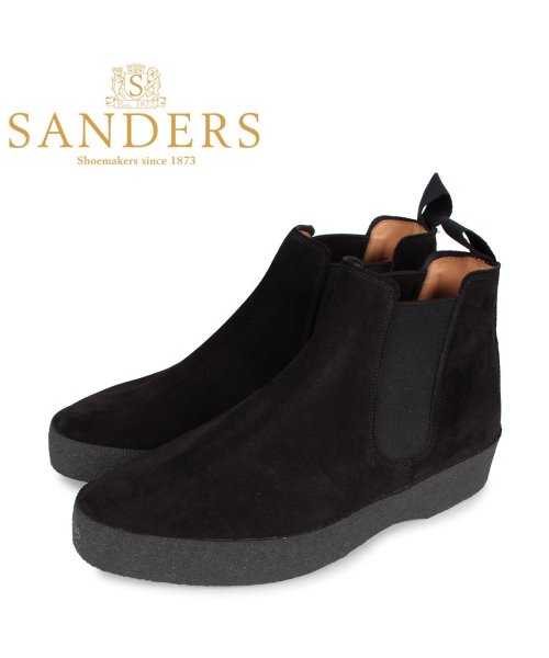 SANDERS(サンダース)/SANDERS サンダース チェルシー サイドゴアブーツ 靴 メンズ ビジネス ADAM CHELSEA BOOT Fワイズ ブラック 黒 1701BS/その他