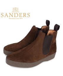 SANDERS/SANDERS サンダース チェルシー サイドゴア ブーツ 靴 メンズ ビジネス ADAM CHELSEA BOOT Fワイズ ダーク ブラウン 1701TDS/503706168