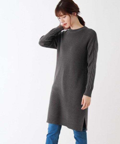 セール 50 Off M 3l 洗濯機で洗えて毛玉になりにくい 畦ニットワンピース シューラルー Shoo La Rue Magaseek