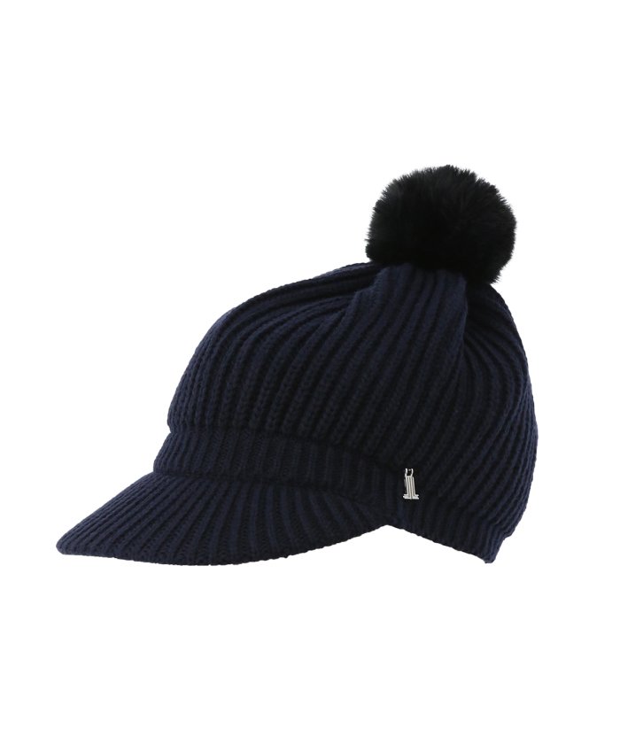 セール Uvカット ファー付きニットキャップ ランバンスポール Lanvin Sport Magaseek