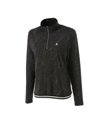 LANVIN SPORT(ランバン スポール)/【UVカット】【サンスクリーン】ベア天長袖ハイネックシャツ【アウトレット】/ブラック系