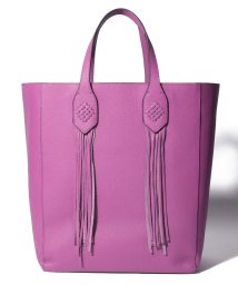 The MICHIE(The MICHIE)/Fringe Tote in Leather/PURPLE