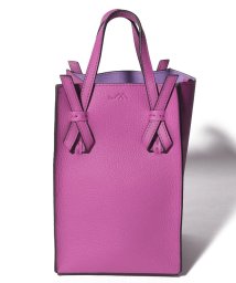 The MICHIE(The MICHIE)/2way Small Lunch Bag in Leather/PURPLE