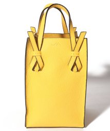 The MICHIE(The MICHIE)/2way Small Lunch Bag in Leather/YELLOW