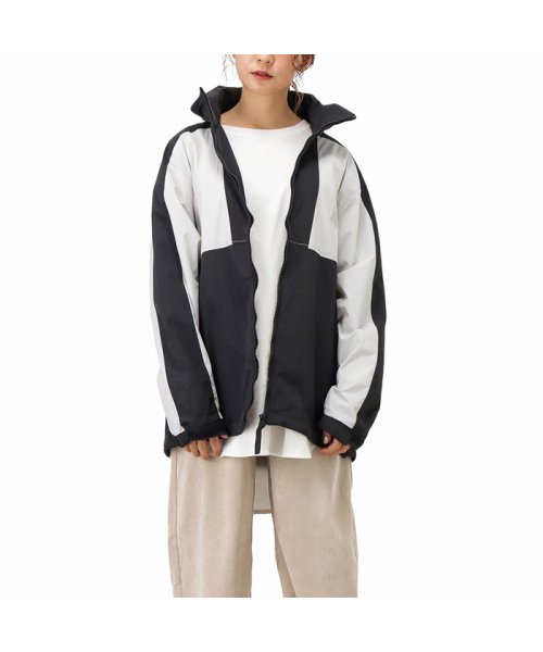 MAC HOUSE(women)(マックハウス（レディース）)/Penfield ペンフィールド ナイロン切替フードインジャケット 20246846－ZO/ホワイト