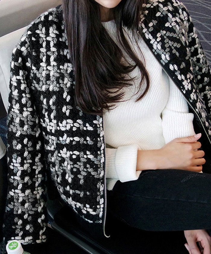 セール ノーカラー ジャケット レディース 秋冬 ショートコート 中綿 ジャンパー 暖かい カジュアル アウター あったか 防寒対策 ミニミニストア Miniministore Magaseek