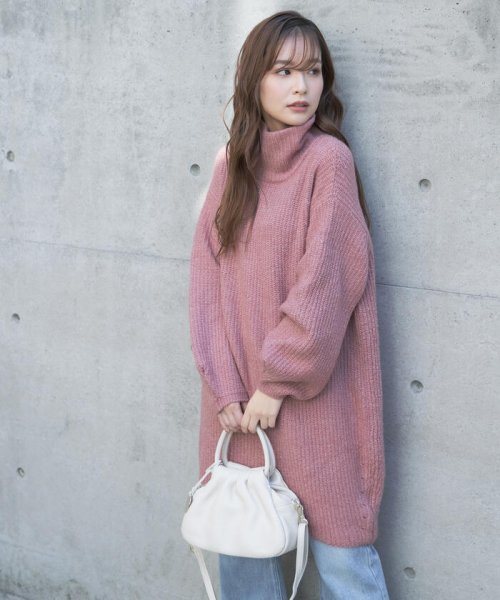 セール 60 Off 手洗い可能 コクーンニットチュニックワンピース ビッキー Vicky Magaseek