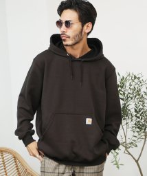 JIGGYS SHOP(ジギーズショップ)/Carhartt(カーハート)パーカースウェットプルオーバー / パーカー メンズ パーカ ブランド スウェット プルオーバーパーカー プルパーカー/ブラウン