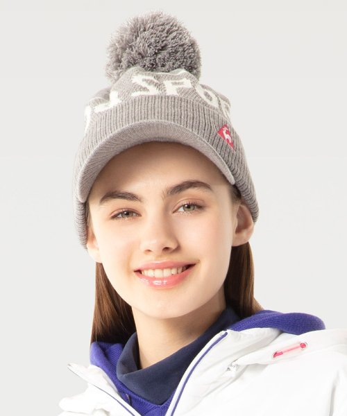 ルコックスポルティフ ゴルフ Le Coq Sportif Golf ツバ付きニットキャップ Magaseek