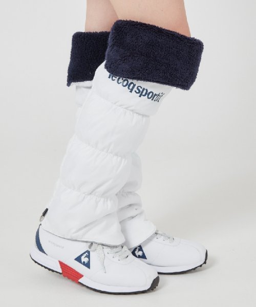 le coq sportif GOLF (ルコックスポルティフ（ゴルフ）)/キルティングレッグウォーマー/ホワイト系 