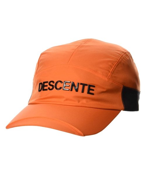 DESCENTE GOLF(デサントゴルフ)/レインキャップ  【はっ水/防風】【アウトレット】/オレンジ系