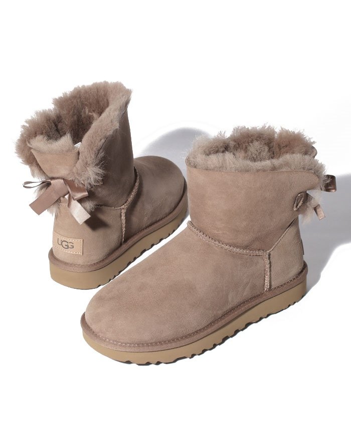 セール Ugg ミニ ベイリーボウii ムートンブーツ アグ Ugg Magaseek