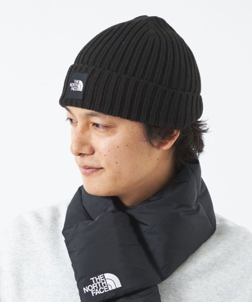 green label relaxing(グリーンレーベルリラクシング)/＜THE NORTH FACE＞ロゴ ビーニー/BLACK
