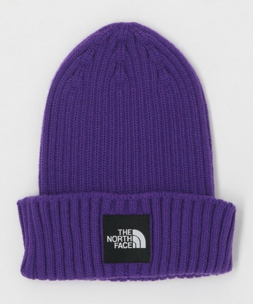 green label relaxing(グリーンレーベルリラクシング)/＜THE NORTH FACE＞ロゴ ビーニー/PURPLE