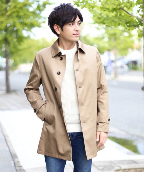 Haleine メンズステンカラーコート中綿ライナー付き アレンヌ Haleine Magaseek