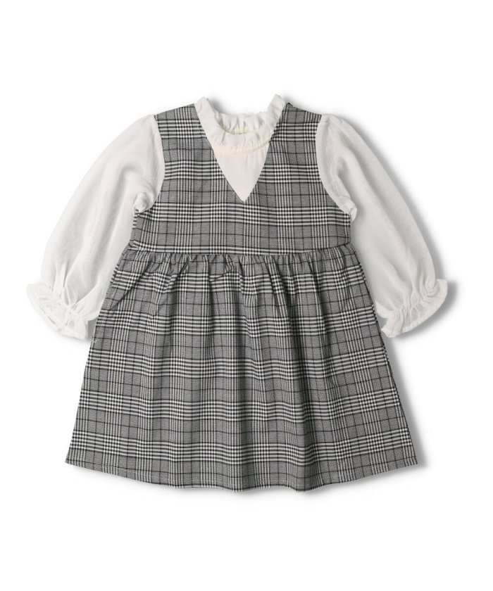 子供服 Will Mery ウィルメリー ジャンパースカート風ワンピース 80cm 130cm N ウィルメリー Will Mery Magaseek