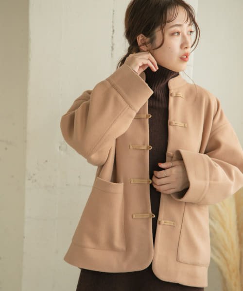 セール チャイナボタンスタンドカラーコート アイテムズ アーバンリサーチ レディース Items Urbanresearch Magaseek