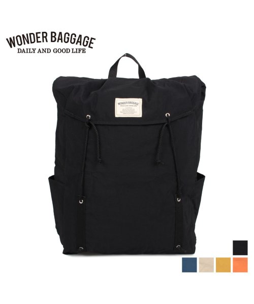 WONDER BAGGAGE(ワンダーバゲージ)/ワンダーバゲージ WONDER BAGGAGE リュック バッグ バックパック メンズ レディース 16L SUNNY DRAW STRING PACK/ブラック