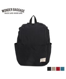 WONDER BAGGAGE(ワンダーバゲージ)/ワンダーバゲージ WONDER BAGGAGE リュック バッグ バックパック メンズ レディース 19L SUNNY FUN DAY BAG/ブラック