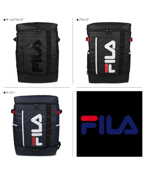 FILA(フィラ)/FILA フィラ リュック バッグ バックパック メンズ レディース 30L BAG PACK ブラック ネイビー 黒 7572/ブラック