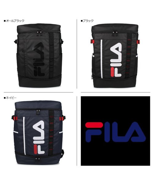 FILA フィラ リュック バッグ バックパック メンズ レディース 30L BAG PACK ブラック ネイビー 黒 7572