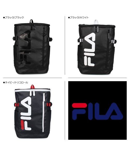 FILA(フィラ)/FILA フィラ リュック バッグ バックパック メンズ レディース 21L BAG PACK ブラック ネイビー 黒 7576/ネイビー