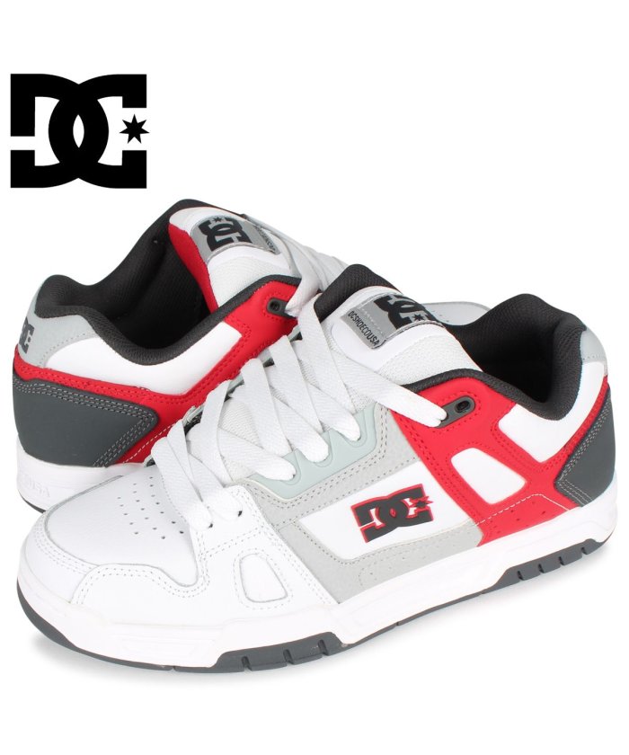 Dc Shoes ディーシーシューズ スタッグ スニーカー メンズ Dcシューズ スケシュー Stag ホワイト 白 Dm4018 ディーシーシューズ Dc Shoes Magaseek