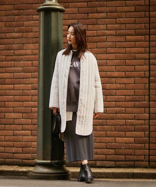 セール キルティングラウンドヘムコート ナノ ユニバース Nano Universe Magaseek セール キルティングラウンドヘムコート ナノ ユニバース Nano Universe Magaseek