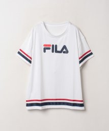 FILA(フィラ)/【セットアップ対応商品】ウィメンズ ロゴＴシャツ<スイム>(220722 )/ホワイト