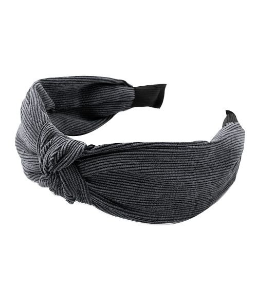 コーデュロイ素材が旬顔なターバン風カチューシャ クリームドット Cream Dot Magaseek