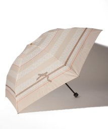 LANVIN en Bleu(umbrella)(ランバンオンブルー（傘）)/折りたたみ傘　プリントリボン/ベージュ