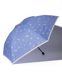 LANVIN en Bleu(umbrella)(ランバンオンブルー（傘）)/折りたたみ傘　リボンドット/スカイブルー
