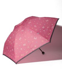 LANVIN en Bleu(umbrella)(ランバンオンブルー（傘）)/折りたたみ傘　リボンドット/ローズピンク