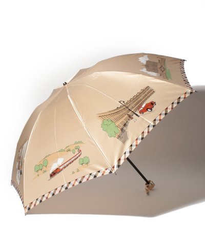 折りたたみ傘 街並み