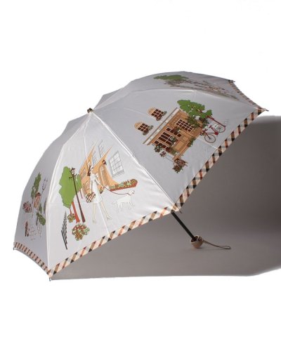 折りたたみ傘 街並み