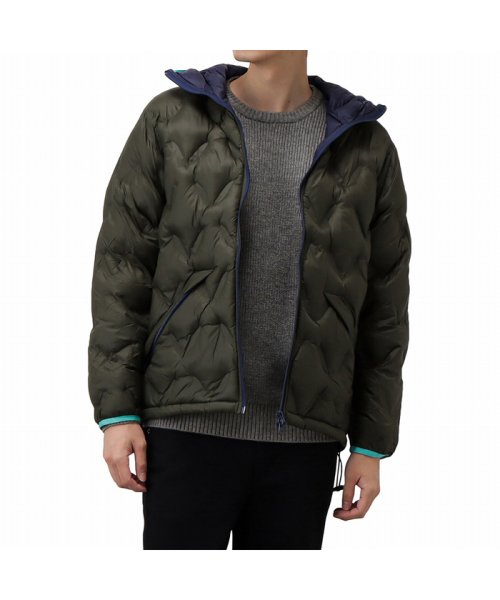 MAC HOUSE(men)(マックハウス（メンズ）)/WOODS ウッズ 中綿フードジャケット 2C5－5906－20FW/カーキ