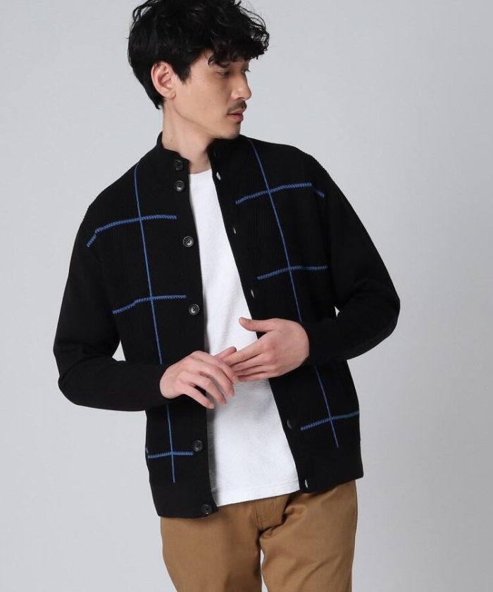 セール ウィンドペーン スタンドカラーニット タケオキクチ Takeo Kikuchi Magaseek