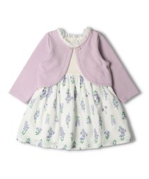 WILL MERY(ウィルメリー)/【子供服】 WILL MERY (ウィルメリー) カーディガン着てる風ワンピース 80cm～130cm N24307/パープル