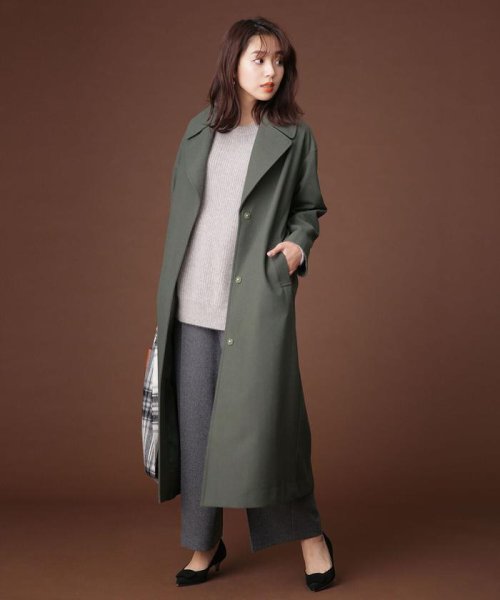 セール ラペルロングガウンコート ナノ ユニバース Nano Universe Magaseek