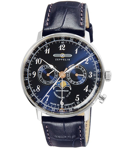Zeppelin Hindenburg Moonphase ツェッペリン ヒンデンブルグ 腕時計 時計 ウォッチ ムーンフェイズ メンズ ツェッペリン Zeppelin Magaseek Zeppelin Hindenburg Moonphase ツェッペリン ヒンデンブルグ 腕時計 時計 ウォッチ ムーンフェイズ メンズ ツェッペリン Zeppelin Magaseek