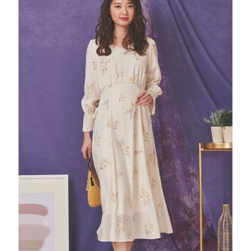 美人百花2月号掲載 ライラックフラワー柄ワンピース ノエラ Noela Magaseek 美人百花2月号掲載 ライラックフラワー柄ワンピース ノエラ Noela Magaseek