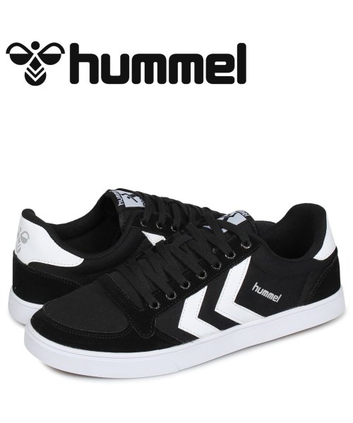 ヒュンメル Hummel スリマー スタディール ロー キャンバス スニーカー メンズ Slimmer Stadil Low Canvas ブラック 黒 Hm6 ヒュンメル Hummel Magaseek