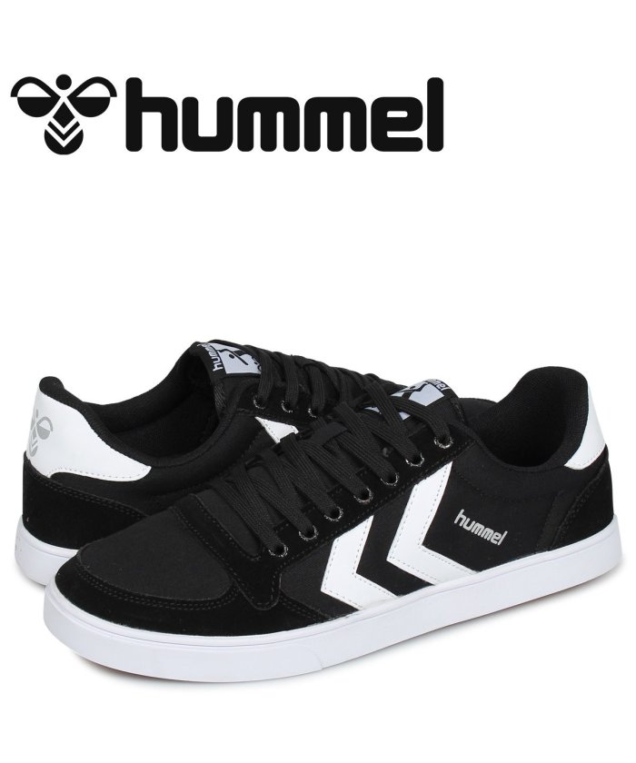 ヒュンメル Hummel スリマー スタディール ロー キャンバス スニーカー メンズ Slimmer Stadil Low Canvas ブラック 黒 Hm6 ヒュンメル Hummel Magaseek