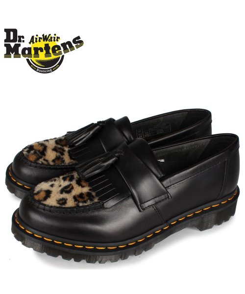 ドクターマーチン Dr Martens ローファー タッセル メンズ ヒョウ柄 Adrian Leopard Fur Lined Tassle Loafer ブ ドクターマーチン Dr Martens Magaseek