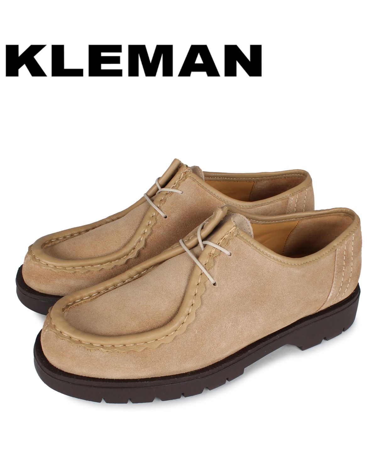 クレマン KLEMAN 靴 チロリアン シューズ メンズ TYROLEAN SHOES PADROR V ベージュ 安い売上 チロリアンシューズ KLEMAN ローファー/革靴