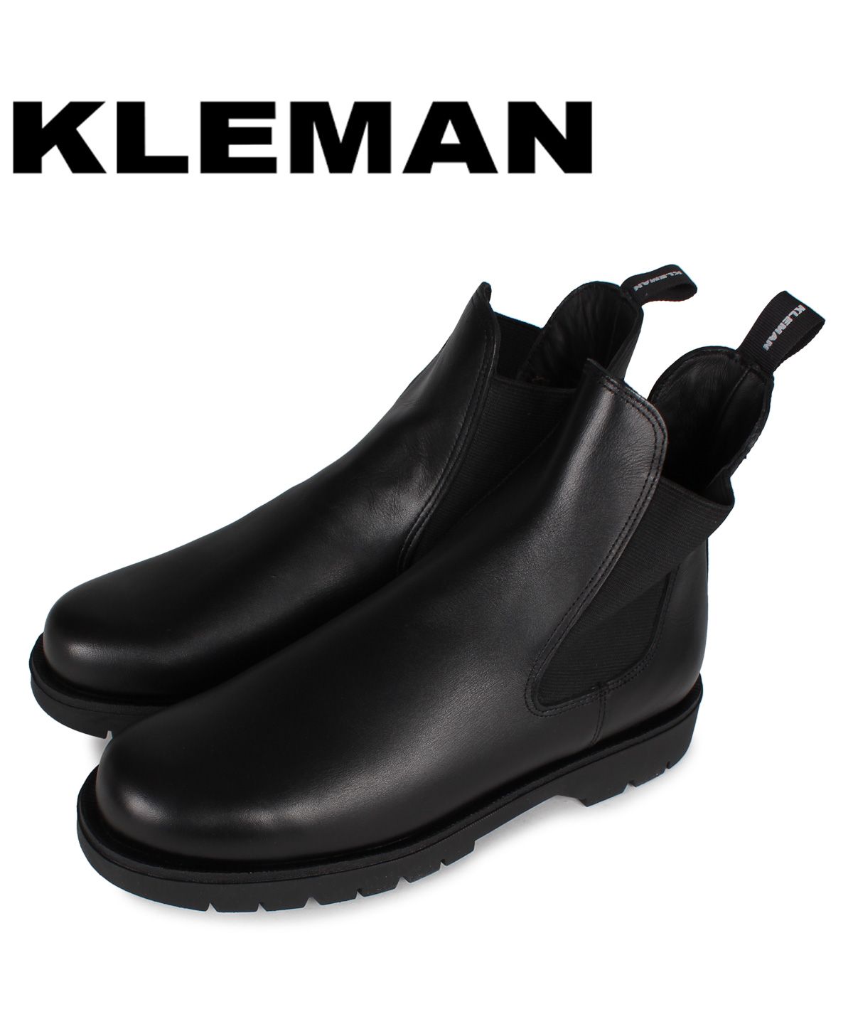 クーポン クレマン Kleman 靴 ブーツ サイドゴアブーツ チェルシー メンズ Tonnant ブラック 黒 クレマン Kleman Magaseek